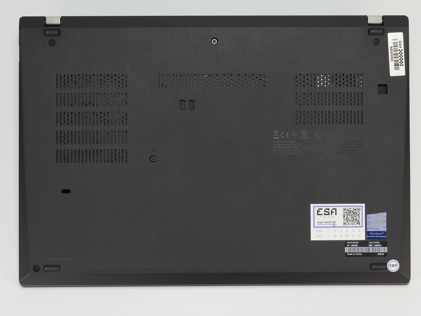 Refurbished Lenovo ThinkPad T14 Gen 1, i5-10310U, 16 GB, DDR4, SSD, 256 GB Produktcode: 1301409 ESA TECH Bild 19 von 20