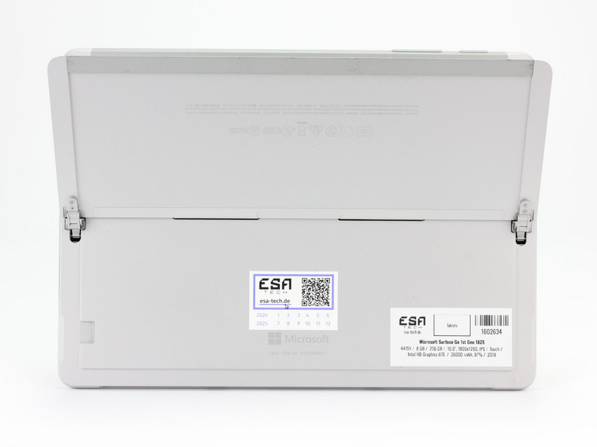 Refurbished Microsoft Surface Go 1st Gen 1825, 4415Y, 8 GB,LPDDR3, 10.0" ins., 1800х1200 px, SSD, 256 GB Produktcode: 1602634 ESA-TECH Bild 13 von 13" title="Microsoft Surface Go 1st Gen 1825 - 149 €, Produktcode: 1602634 - Bild 13 von 13