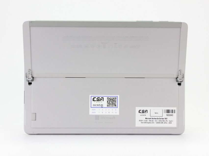 Refurbished Microsoft Surface Go 2st Gen 1927, 8100Y, 8 GB,LPDDR3, 10.5" ins., 1920х1280 px, SSD, 256 GB Product code: 1602643 ESA-TECH Image 12 of 12" title="Microsoft Surface Go 2st Gen 1927 - 179 €, Product code: 1602643 - Image 12 of 12