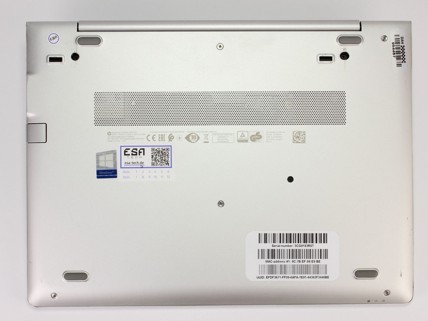 Refurbished HP EliteBook 830 G5, i5-8350U, 16 GB, DDR4, SSD, 256 GB Produktcode: 1101667 ESA TECH Bild 15 von 16