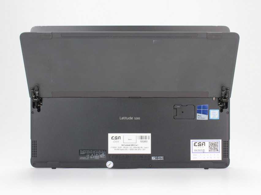 Refurbished Dell Latitude 5285 2-in-1, i7-7600U, 16 GB, LPDDR3, SSD, 256 GB Product code: 1002853 ESA TECH Image 10 of 12