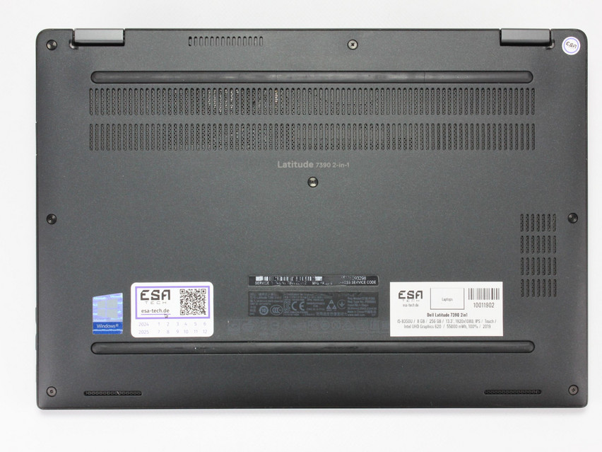 Refurbished Dell Latitude 7390 2in1, i5-8350U, 8 GB,LPDDR3, 13.3" ins., 1920x1080 px, SSD, 256 GB Product code: 10011902 ESA-TECH Image 14 of 15" title="Dell Latitude 7390 2in1 - 289 €, Product code: 10011902 - Image 14 of 15