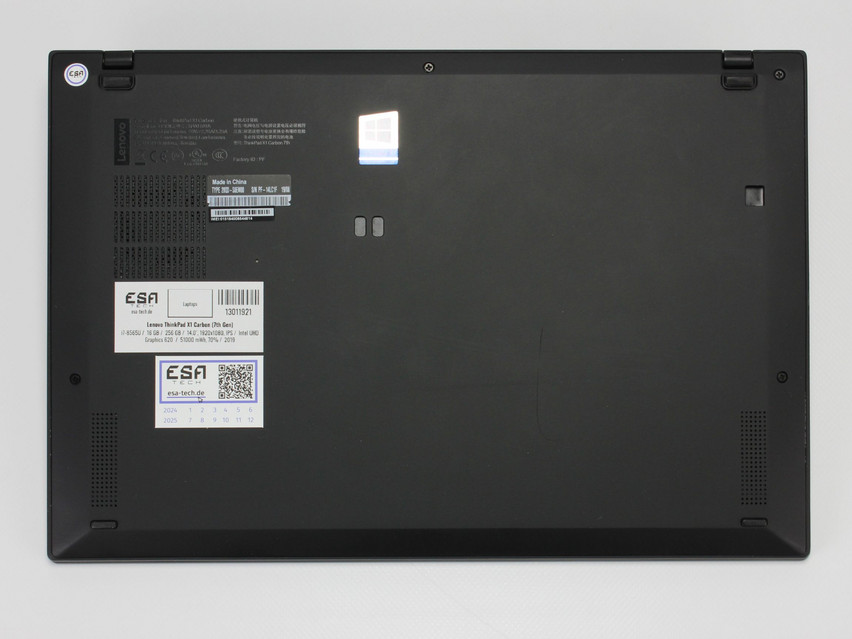 Refurbished Lenovo ThinkPad X1 Carbon (7th Gen), i7-8565U, 16 GB, LPDDR3, SSD, 256 GB Produktcode: 13011921 ESA TECH Bild 13 von 14