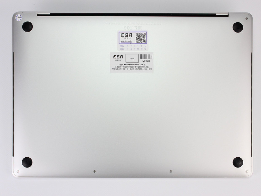 Refurbished Apple MacBook Pro 14,3 A1707 (2017), i7-7820HQ, 16 GB,LPDDR3, 15.4" ins., 2880х1800 px, SSD, 512 GB Produktcode: 12011975 ESA-TECH Bild 12 von 15" title="Apple MacBook Pro 14,3 A1707 (2017) - 389 €, Produktcode: 12011975 - Bild 12 von 15