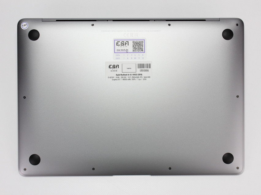 Refurbished Apple MacBook Air 8,1 A1932 (2018), i5-8210Y, 8 GB,LPDDR3, 13.3" ins., 2560x1600 px, SSD, 256 GB Product code: 12013006 ESA-TECH Image 12 of 13" title="Apple MacBook Air 8,1 A1932 (2018) - 349 €, Product code: 12013006 - Image 12 of 13