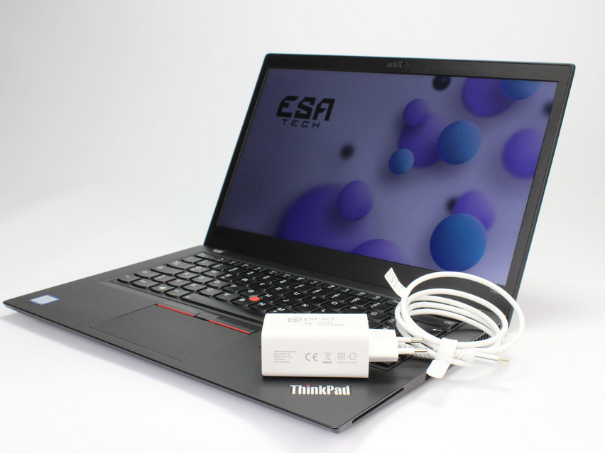 Refurbished Lenovo ThinkPad T480s, i7-8550U, 16 GB,DDR4, 14.0" ins., 1920x1080 px, SSD, 256 GB Product code: 13013173 ESA-TECH Image 3 of 15" title="Lenovo ThinkPad T480s - 249 €, Product code: 13013173 - Image 3 of 15