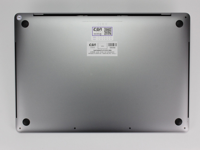 Refurbished Apple MacBook Pro 16,1 A2141 (2019), i9-9980HK, 32 GB,DDR4, 16.0" ins., 3072x1920 px, SSD, 512 GB Product code: 12013160 ESA-TECH Image 12 of 13" title="Apple MacBook Pro 16,1 A2141 (2019) - 639 €, Product code: 12013160 - Image 12 of 13