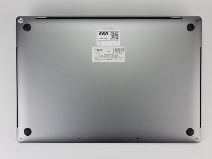 Refurbished Apple MacBook Pro 16,1 A2141 (2019), i9-9880H, 16 GB,DDR4, 16.0" ins., 3072x1920 px, SSD, 1 TB Produktcode: 12013158 ESA-TECH Bild 12 von 13" title="Apple MacBook Pro 16,1 A2141 (2019) - 699 €, Produktcode: 12013158 - Bild 12 von 13