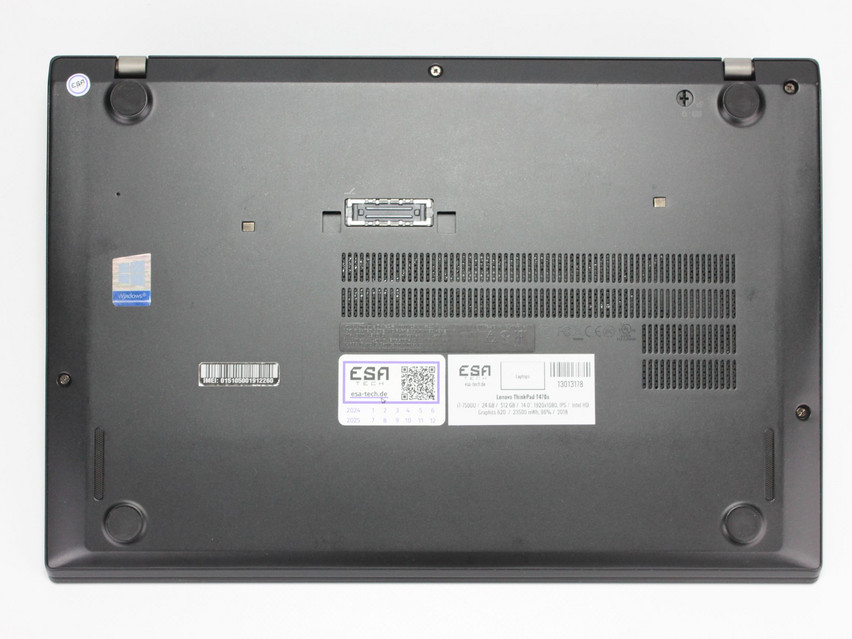 Refurbished Lenovo ThinkPad T470s, i7-7500U, 24 GB,DDR4, 14.0" ins., 1920x1080 px, SSD, 512 GB Produktcode: 13013178 ESA-TECH Bild 14 von 15" title="Lenovo ThinkPad T470s - 199 €, Produktcode: 13013178 - Bild 14 von 15