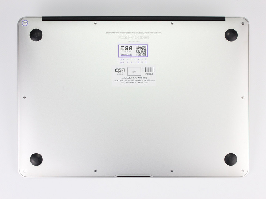 Refurbished Apple MacBook Air 4,2 A1369 (2011), 2677M, 4 GB,DDR3, 13.3" ins., 1440x900 px, SSD, 128 GB Product code: 12013001 ESA-TECH Image 13 of 14" title="Apple MacBook Air 4,2 A1369 (2011) - 99 €, Product code: 12013001 - Image 13 of 14