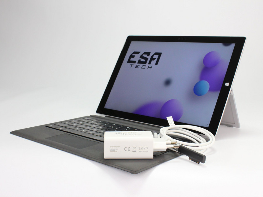 Refurbished Microsoft Surface Pro 3th Gen 1631, i5-4300U, 8 GB,DDR3, 12.0" ins., 2160х1440 px, SSD, 256 GB Product code: 16021570 ESA-TECH Image 5 of 15" title="Microsoft Surface Pro 3th Gen 1631 - 129 €, Product code: 16021570 - Image 5 of 15