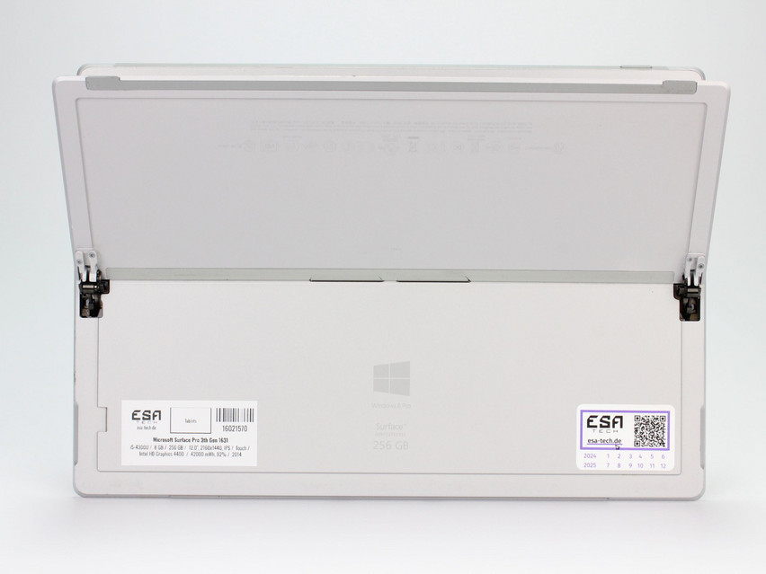 Refurbished Microsoft Surface Pro 3th Gen 1631, i5-4300U, 8 GB,DDR3, 12.0" ins., 2160х1440 px, SSD, 256 GB Product code: 16021570 ESA-TECH Image 15 of 15" title="Microsoft Surface Pro 3th Gen 1631 - 129 €, Product code: 16021570 - Image 15 of 15