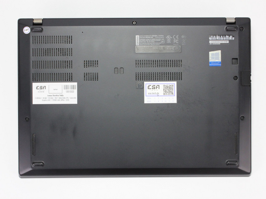 Refurbished Lenovo ThinkPad T480s, i7-8550U, 24 GB,DDR4, 14.0" ins., 1920x1080 px, SSD, 512 GB Produktcode: 13013322 ESA-TECH Bild 14 von 15" title="Lenovo ThinkPad T480s - 329 €, Produktcode: 13013322 - Bild 14 von 15