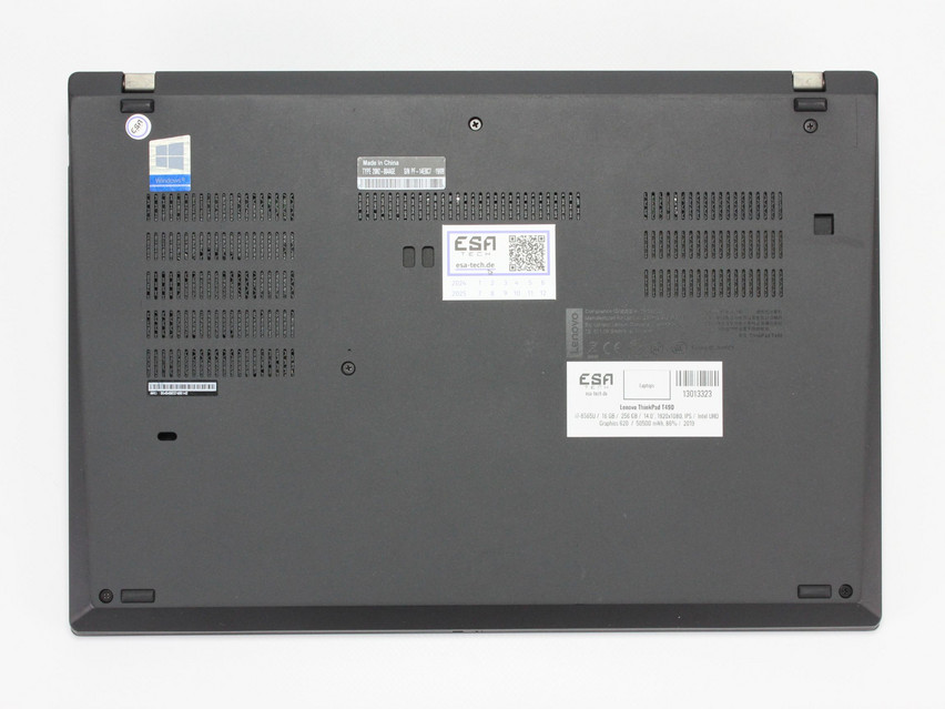 Refurbished Lenovo ThinkPad T490, i7-8565U, 16 GB,DDR4, 14.0" ins., 1920x1080 px, SSD, 256 GB Product code: 13013323 ESA-TECH Image 14 of 15" title="Lenovo ThinkPad T490 - 299 €, Product code: 13013323 - Image 14 of 15