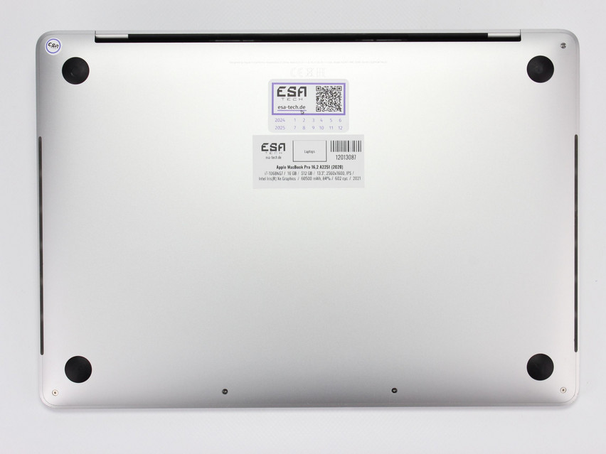 Refurbished Apple MacBook Pro 16,2 A2251 (2020), i7-1068NG7, 16 GB,LPDDR4X, 13.3" ins., 2560x1600 px, SSD, 512 GB Product code: 12013087 ESA-TECH Image 12 of 14" title="Apple MacBook Pro 16,2 A2251 (2020) - 449 €, Product code: 12013087 - Image 12 of 14