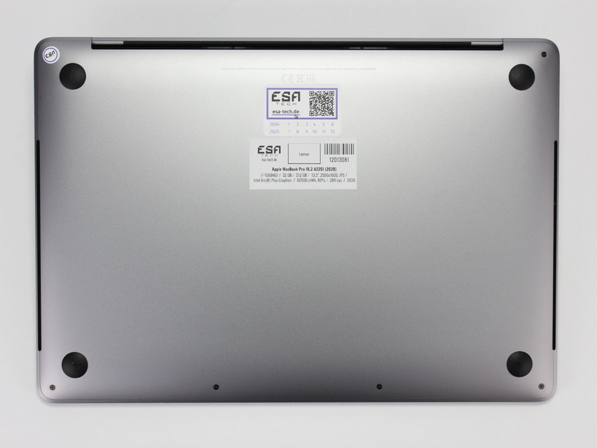 Refurbished Apple MacBook Pro 16,2 A2251 (2020), i7-1068NG7, 32 GB,LPDDR4X, 13.3" ins., 2560x1600 px, SSD, 512 GB Product code: 12013081 ESA-TECH Image 12 of 13" title="Apple MacBook Pro 16,2 A2251 (2020) - 649 €, Product code: 12013081 - Image 12 of 13
