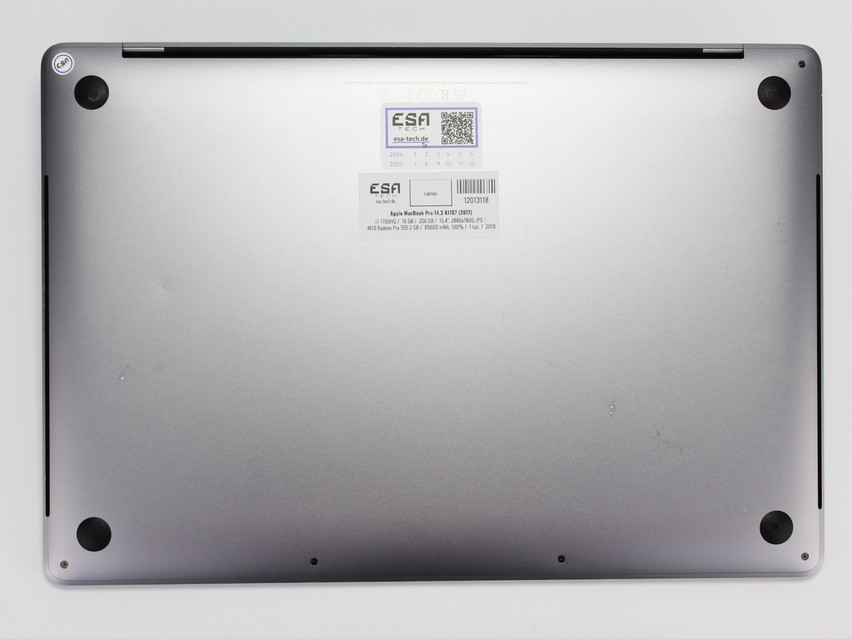 Refurbished Apple MacBook Pro 14,3 A1707 (2017), i7-7700HQ, 16 GB,LPDDR3, 15.4" ins., 2880х1800 px, SSD, 256 GB Product code: 12013118 ESA-TECH Image 13 of 14" title="Apple MacBook Pro 14,3 A1707 (2017) - 299 €, Product code: 12013118 - Image 13 of 14