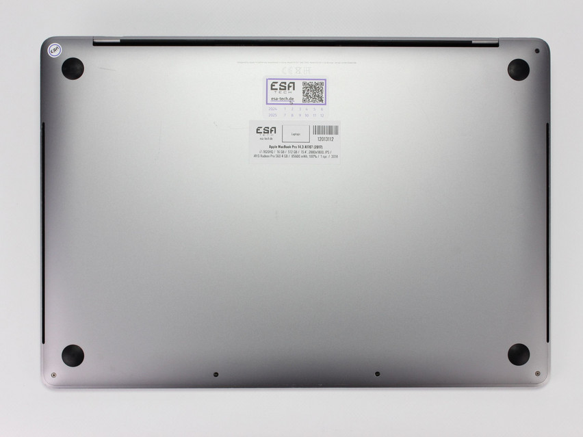 Refurbished Apple MacBook Pro 14,3 A1707 (2017), i7-7820HQ, 16 GB,LPDDR3, 15.4" ins., 2880х1800 px, SSD, 512 GB Produktcode: 12013112 ESA-TECH Bild 13 von 14" title="Apple MacBook Pro 14,3 A1707 (2017) - 349 €, Produktcode: 12013112 - Bild 13 von 14