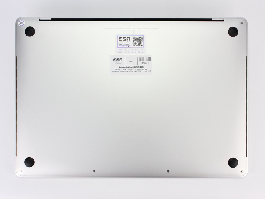 Refurbished Apple MacBook Pro 13,3 A1707 (2016), i7-6700HQ, 16 GB,LPDDR3, 15.4" ins., 2880х1800 px, SSD, 512 GB Produktcode: 12011973 ESA-TECH Bild 14 von 15" title="Apple MacBook Pro 13,3 A1707 (2016) - 289 €, Produktcode: 12011973 - Bild 14 von 15