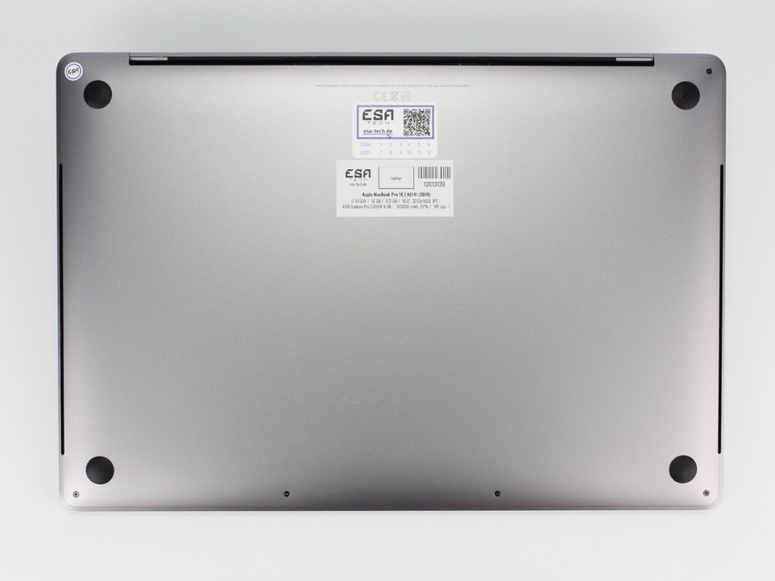 Refurbished Apple MacBook Pro 16,1 A2141 (2019), i7-9750H, 16 GB,DDR4, 16.0" ins., 3072x1920 px, SSD, 512 GB Produktcode: 12013139 ESA-TECH Bild 15 von 16" title="Apple MacBook Pro 16,1 A2141 (2019) - 449 €, Produktcode: 12013139 - Bild 15 von 16