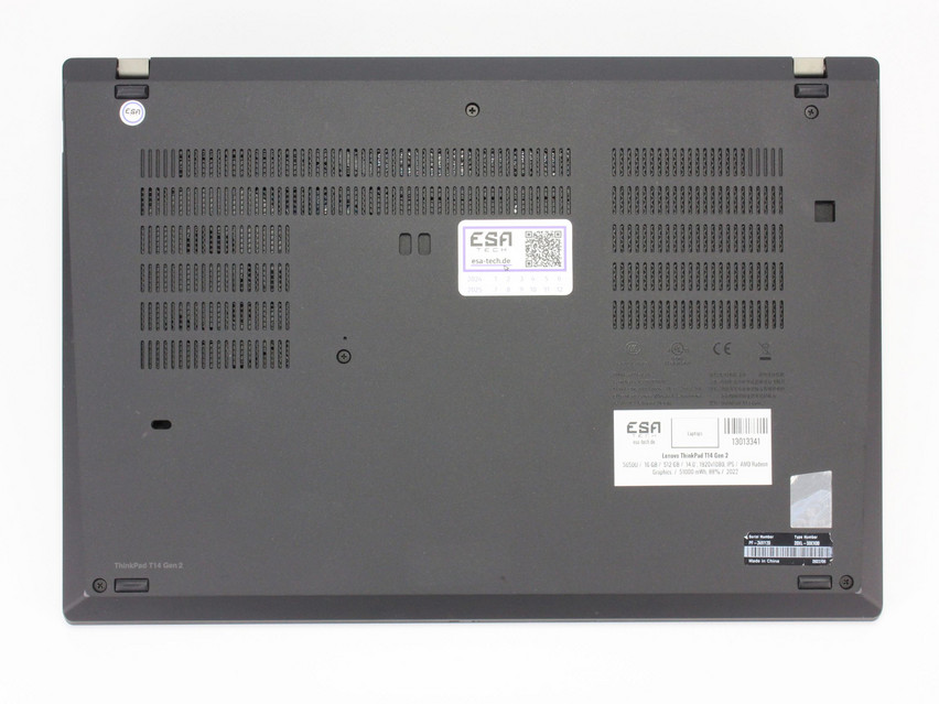 Refurbished Lenovo ThinkPad T14 Gen 2, 5650U, 16 GB,DDR4, 14.0" ins., 1920x1080 px, SSD, 512 GB Produktcode: 13013341 ESA-TECH Bild 14 von 15" title="Lenovo ThinkPad T14 Gen 2 - 449 €, Produktcode: 13013341 - Bild 14 von 15