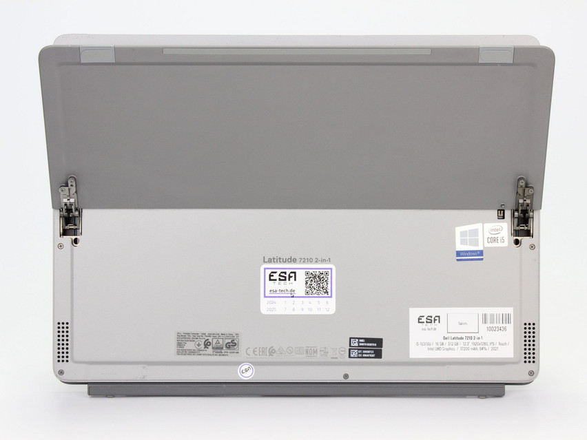 Refurbished Dell Latitude 7210 2-in-1, i5-10310U, 16 GB,LPDDR3, 12.3" ins., 1920х1280 px, SSD, 512 GB Product code: 10023436 ESA-Tech Image 13 of 13" title="Dell Latitude 7210 2-in-1 - 299 €, Product code: 10023436 - Image 13 of 13