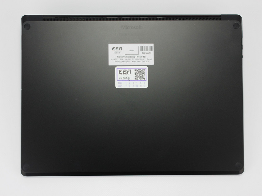 Refurbished Microsoft Surface Laptop 4 (Modell 1951), i7-1185G7, 16 GB,LPDDR4, 13.5" ins., 2256x1504 px, SSD, 256 GB Produktcode: 16013329 ESA-Tech Bild 12 von 12" title="Microsoft Surface Laptop 4 (Modell 1951) - 499 €, Produktcode: 16013329 - Bild 12 von 12