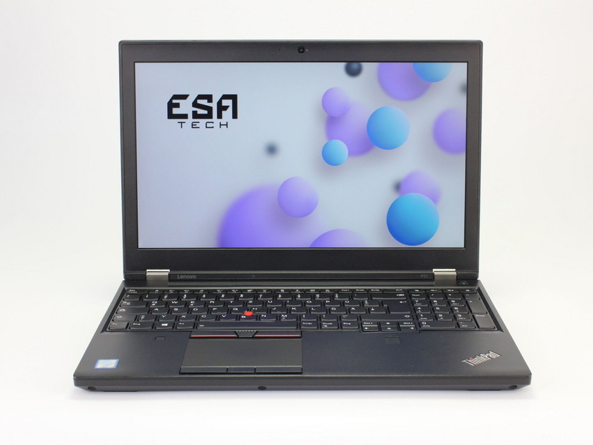 Refurbished Lenovo ThinkPad P51, i7-7820HQ, 32 GB,DDR4, 15.6" ins., 1920x1080 px, SSD, 512 GB Product code: 13013332 ESA-Tech Image 1 of 14" title="Lenovo ThinkPad P51 - 359 €, Product code: 13013332 - Image 1 of 14