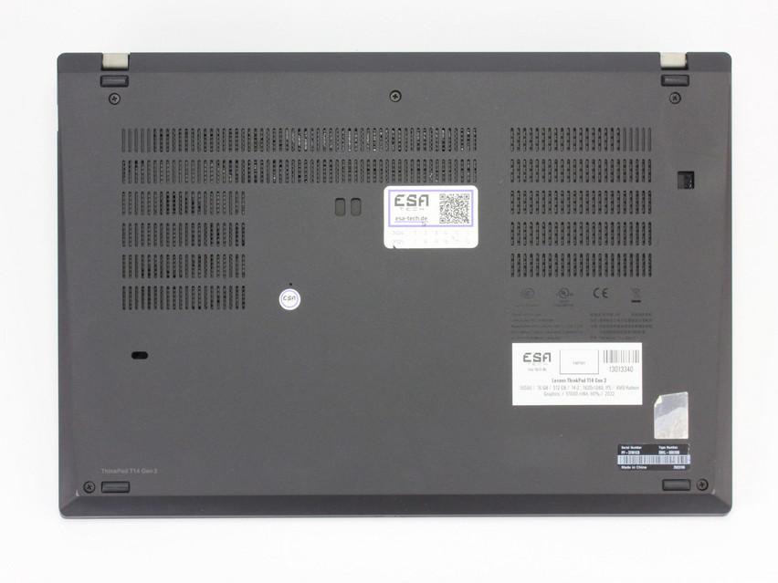 Refurbished Lenovo ThinkPad T14 Gen 2, 5650U, 16 GB,DDR4, 14.0" ins., 1920x1080 px, SSD, 512 GB Produktcode: 13013340 ESA-Tech Bild 14 von 15" title="Lenovo ThinkPad T14 Gen 2 - 449 €, Produktcode: 13013340 - Bild 14 von 15