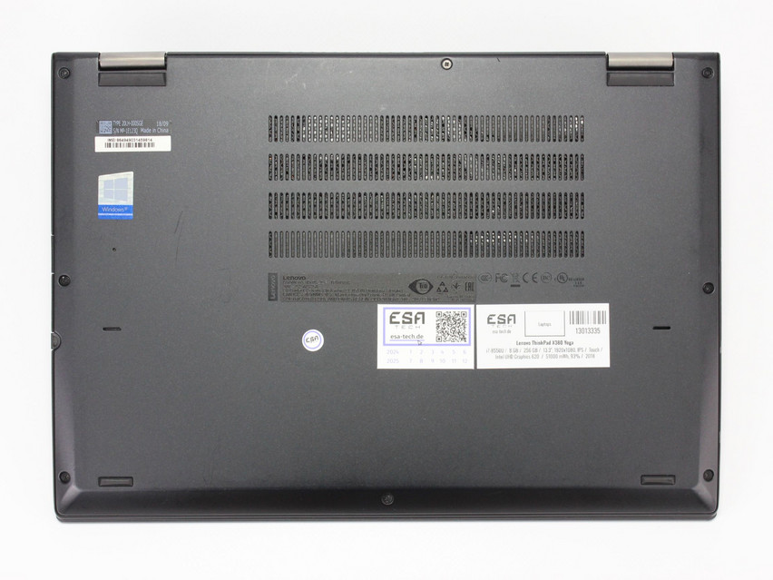 Refurbished Lenovo ThinkPad X380 Yoga, i7-8550U, 8 GB,DDR4, 13.3" ins., 1920x1080 px, SSD, 256 GB Produktcode: 13013335 ESA-Tech Bild 16 von 17" title="Lenovo ThinkPad X380 Yoga - 249 €, Produktcode: 13013335 - Bild 16 von 17