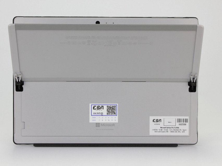 Refurbished Microsoft Surface Pro 4 (1724), i7-6650U, 16 GB,LPDDR3, 12.3" ins., 2736x1824 px, SSD, 512 GB Produktcode: 16023396 ESA-Tech Bild 13 von 14" title="Microsoft Surface Pro 4 (1724) - 199 €, Produktcode: 16023396 - Bild 13 von 14