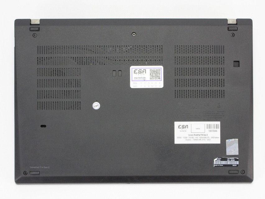 Refurbished Lenovo ThinkPad T14 Gen 2, 5650U, 16 GB,DDR4, 14.0" ins., 1920x1080 px, SSD, 512 GB Produktcode: 13013346 ESA-Tech Bild 14 von 15" title="Lenovo ThinkPad T14 Gen 2 - 449 €, Produktcode: 13013346 - Bild 14 von 15