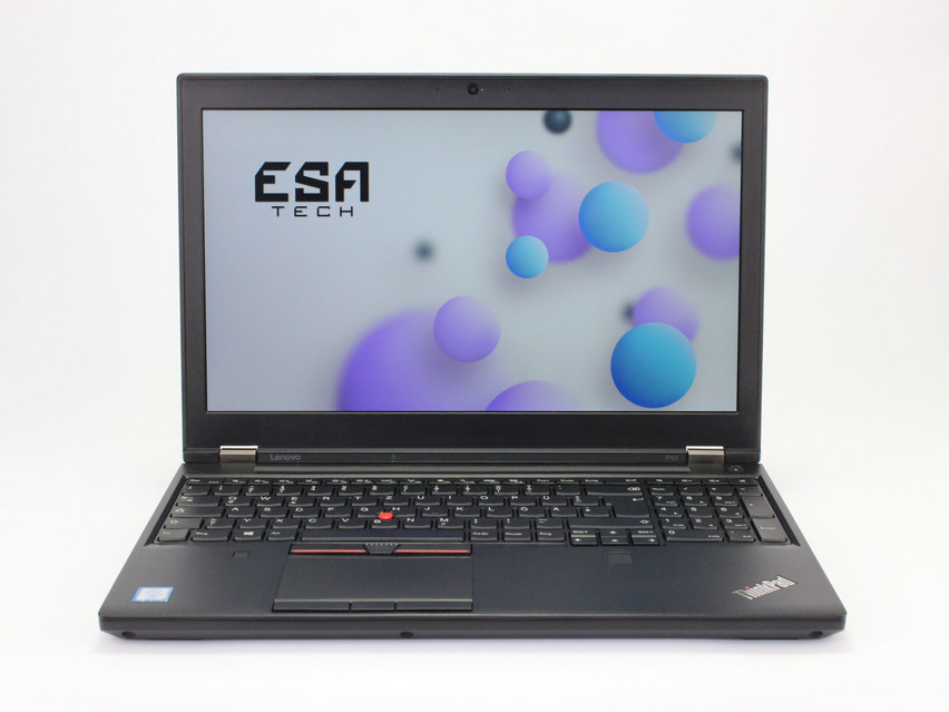 Refurbished Lenovo ThinkPad P51, i7-7820HQ, 32 GB,DDR4, 15.6" ins., 1920x1080 px, SSD, 512 GB Product code: 13013333 ESA-Tech Image 1 of 14" title="Lenovo ThinkPad P51 - 379 €, Product code: 13013333 - Image 1 of 14