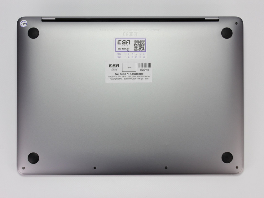 Refurbished Apple MacBook Pro 16,3 А2289 (2020), i5-8257U, 8 GB,LPDDR3, 13.3" ins., 2560x1600 px, SSD, 256 GB Product code: 12013460 ESA-Tech Image 12 of 13" title="Apple MacBook Pro 16,3 А2289 (2020) - 399 €, Product code: 12013460 - Image 12 of 13