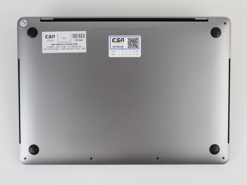 Refurbished Apple MacBook Pro 16,2 A2251 (2020), i5-1038NG7, 16 GB,LPDDR4X, 13,3" ins., 2560x1600 px, SSD, 512 GB Product code: 12013462 ESA-Tech Image 9 of 9" title="Apple MacBook Pro 16,2 A2251 (2020) - 399 €, Product code: 12013462 - Image 9 of 9