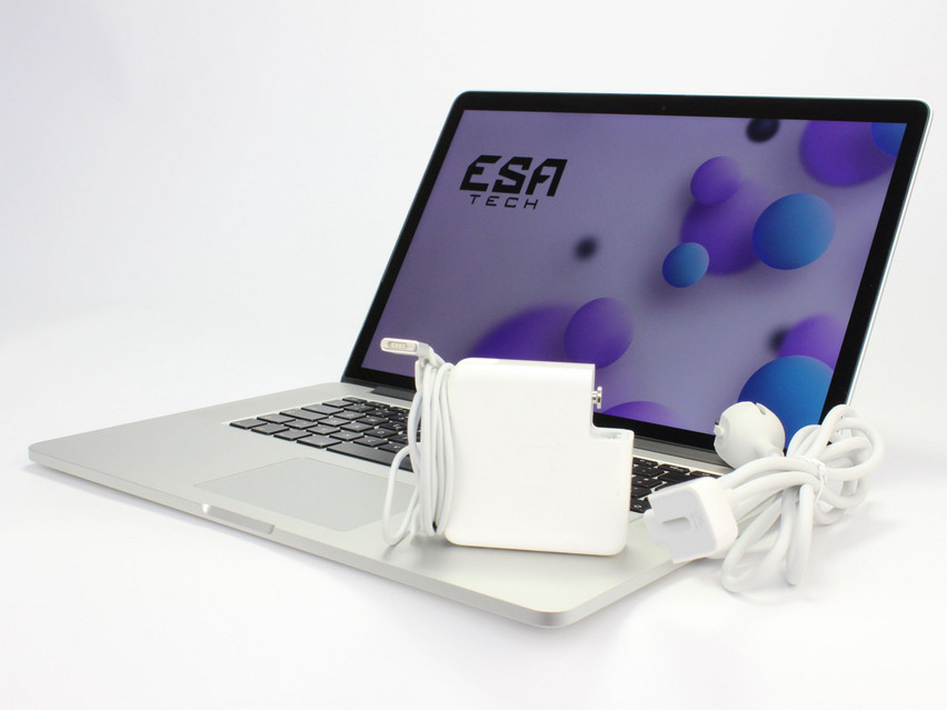 Refurbished Apple MacBook Pro 10,1 A1398 (2013), i7-3615QM, 8 GB,DDR3, 15.4" ins., 2880х1800 px, SSD, 251 GB Product code: 12013515 ESA-Tech Image 3 of 15" title="Apple MacBook Pro 10,1 A1398 (2013) - 149 €, Product code: 12013515 - Image 3 of 15