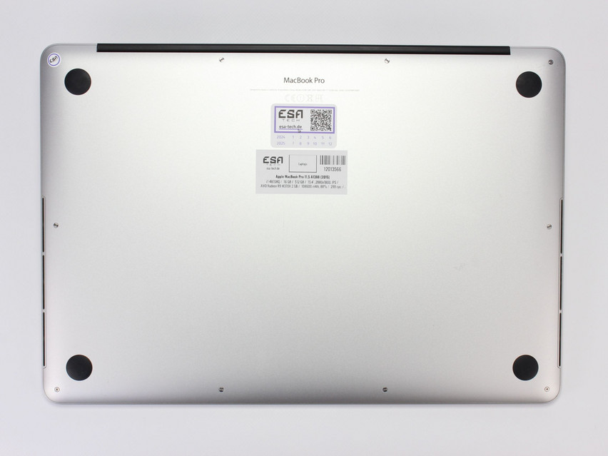 Refurbished Apple MacBook Pro 11,5 A1398 (2015), i7-4870HQ, 16 GB,DDR3, 15.4" ins., 2880х1800 px, SSD, 512 GB Produktcode: 12013566 ESA-Tech Bild 12 von 13" title="Apple MacBook Pro 11,5 A1398 (2015) - 299 €, Produktcode: 12013566 - Bild 12 von 13