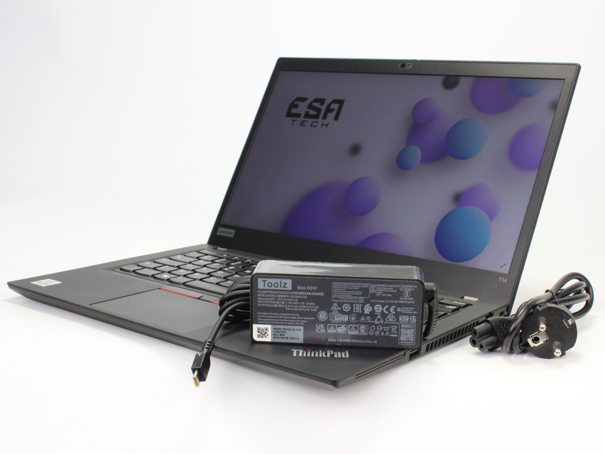 Refurbished Lenovo ThinkPad T14 Gen 1, i5-10310U, 32 GB,DDR4, 14.0" ins., 1920x1080 px, SSD, 256 GB Product code: 13011914 ESA-Tech Image 3 of 16" title="Lenovo ThinkPad T14 Gen 1 - 399 €, Product code: 13011914 - Image 3 of 16