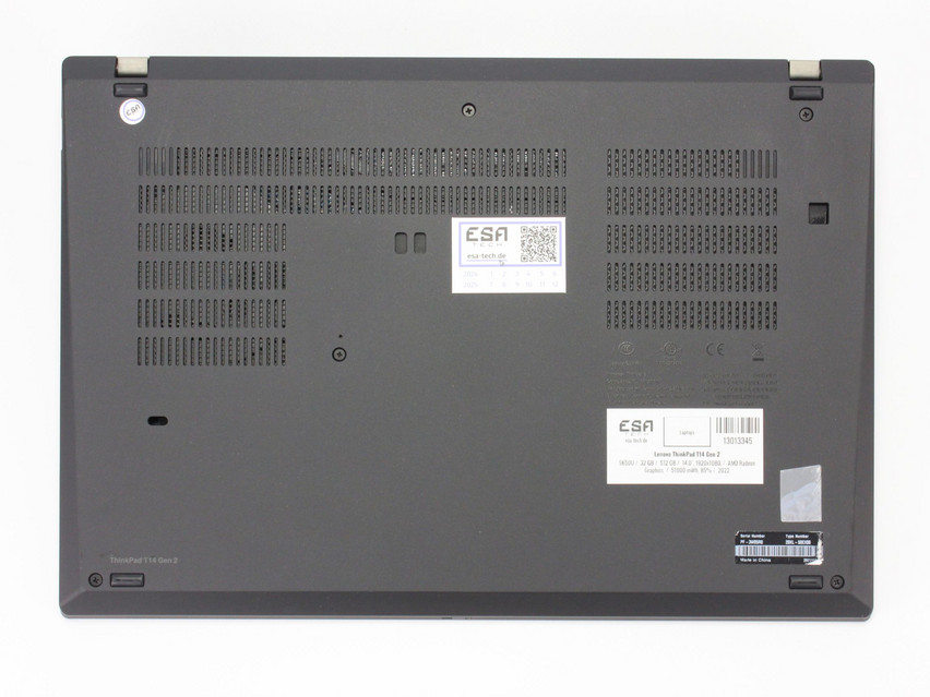 Refurbished Lenovo ThinkPad T14 Gen 2, 5650U, 32 GB,DDR4, 14.0" ins., 1920x1080 px, SSD, 512 GB Product code: 13013345 ESA-Tech Image 14 of 15" title="Lenovo ThinkPad T14 Gen 2 - 499 €, Product code: 13013345 - Image 14 of 15
