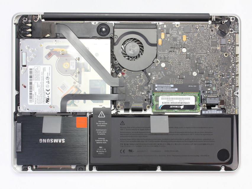 Refurbished Apple MacBook Pro 8,1 A1278 (2011), i7-2640M, 8 GB,DDR3, 13.3" ins., 1280x800 px, SSD, 256 GB Product code: 12013482 ESA-Tech Image 12 of 12" title="Apple MacBook Pro 8,1 A1278 (2011) - 149 €, Product code: 12013482 - Image 12 of 12