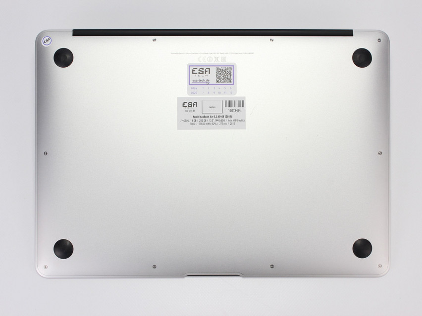 Refurbished Apple MacBook Air 6,2 A1466 (2014), i7-4650U, 8 GB,DDR3, 13.3" ins., 1440x900 px, SSD, 256 GB Produktcode: 12013474 ESA-Tech Bild 12 von 13" title="Apple MacBook Air 6,2 A1466 (2014) - 179 €, Produktcode: 12013474 - Bild 12 von 13