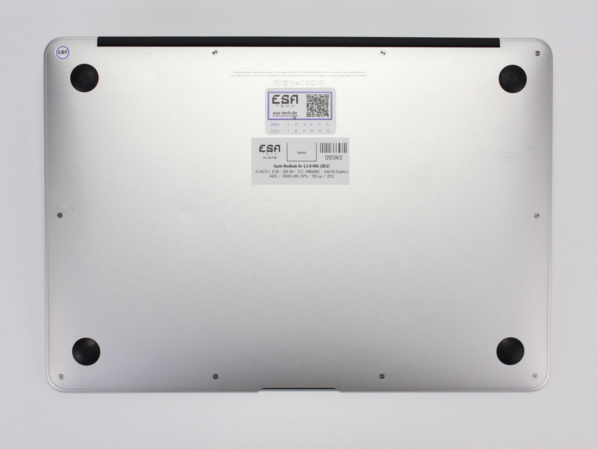 Refurbished Apple MacBook Air 5,2 A1466 (2012), i5-3427U, 8 GB,DDR3, 13.3" ins., 1440x900 px, SSD, 256 GB Product code: 12013472 ESA-Tech Image 12 of 15" title="Apple MacBook Air 5,2 A1466 (2012) - 119 €, Product code: 12013472 - Image 12 of 15