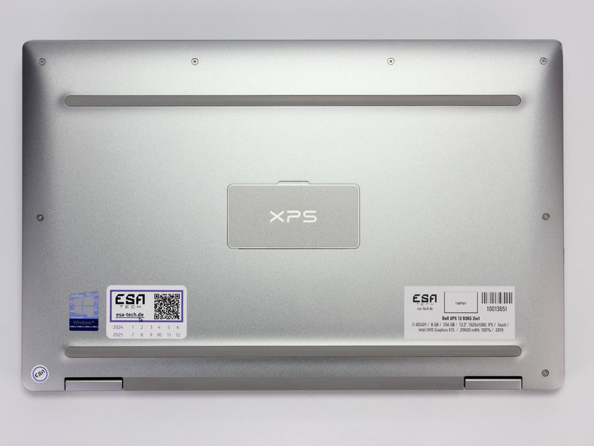 Refurbished Dell XPS 13 9365 2in1, i7-8500Y, 8 GB,LPDDR3, 13,3" ins., 1920x1080 px, SSD, 256 GB Product code: 10013651 ESA-Tech Image 13 of 14" title="Dell XPS 13 9365 2in1 - 299 €, Product code: 10013651 - Image 13 of 14