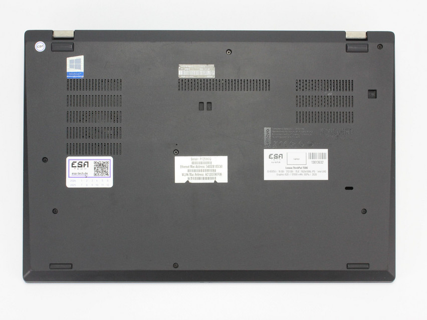 Refurbished Lenovo ThinkPad T590, i5-8365U, 16 GB,DDR4, 15,6" ins., 1920x1080 px, SSD, 512 GB Product code: 13013632 ESA-Tech Image 14 of 15" title="Lenovo ThinkPad T590 - 399 €, Product code: 13013632 - Image 14 of 15