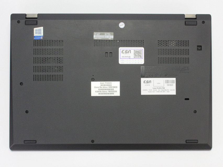 Refurbished Lenovo ThinkPad T590, i5-8365U, 16 GB,DDR4, 15,6" ins., 1920x1080 px, SSD, 512 GB Product code: 13013631 ESA-Tech Image 14 of 15" title="Lenovo ThinkPad T590 - 419 €, Product code: 13013631 - Image 14 of 15