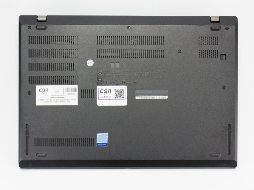 Refurbished Lenovo ThinkPad L490, i5-8365U, 8 GB,DDR4, 14,0" ins., 1920x1080 px, SSD, 256 GB Product code: 13013626 ESA-Tech Image 14 of 15" title="Lenovo ThinkPad L490 - 199 €, Product code: 13013626 - Image 14 of 15