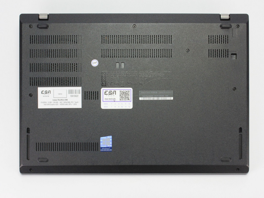 Refurbished Lenovo ThinkPad L480, i5-8350U, 8 GB,DDR4, 14,0" ins., 1920x1080 px, SSD, 256 GB Produktcode: 13013622 ESA-Tech Bild 13 von 14" title="Lenovo ThinkPad L480 - 229 €, Produktcode: 13013622 - Bild 13 von 14