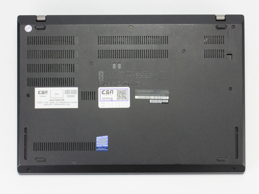 Refurbished Lenovo ThinkPad L490, i5-8265U, 16 GB,DDR4, 14,0" ins., 1920x1080 px, SSD, 256 GB Product code: 13013625 ESA-Tech Image 14 of 15" title="Lenovo ThinkPad L490 - 229 €, Product code: 13013625 - Image 14 of 15