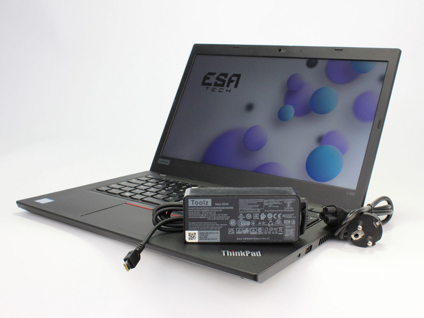 Refurbished Lenovo ThinkPad L490, i5-8265U, 16 GB,DDR4, 14,0" ins., 1920x1080 px, SSD, 256 GB Product code: 13013625 ESA-Tech Image 4 of 15" title="Lenovo ThinkPad L490 - 229 €, Product code: 13013625 - Image 4 of 15