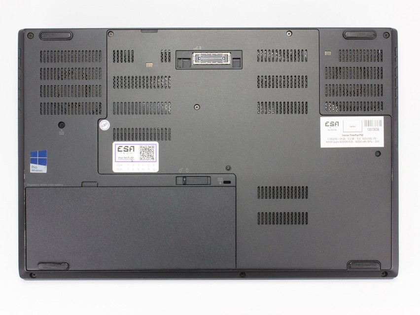 Refurbished Lenovo ThinkPad P50, i7-6820HQ, 64 GB,DDR4, 15,6" ins., 1920x1080 px, SSD, 512 GB Product code: 13013638 ESA-Tech Image 13 of 13" title="Lenovo ThinkPad P50 - 399 €, Product code: 13013638 - Image 13 of 13